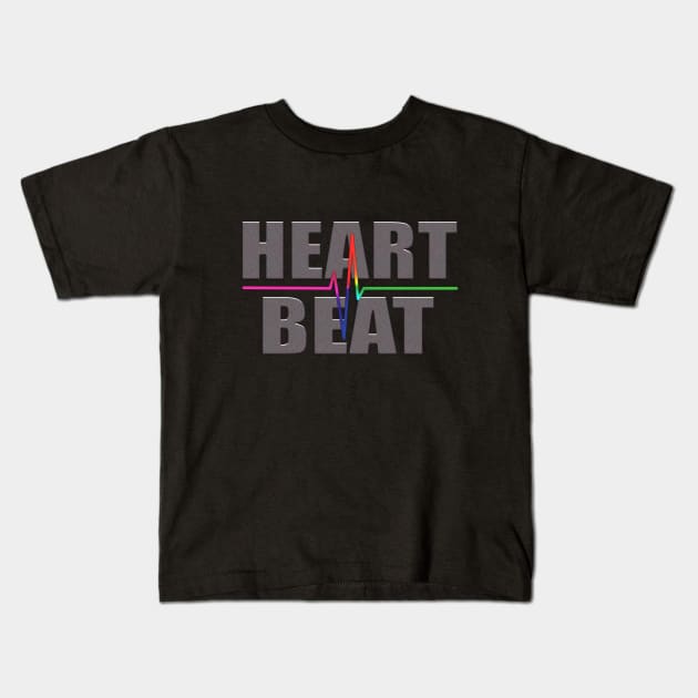 Heartbeat Kids T-Shirt by Sinmara